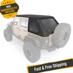 Smittybilt 9087135K Protek Bowless Combo Top Kit For 2007-2018 Jeep Wrangler Jk. Fixed Price $708.42.