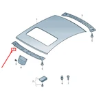 Audi A8 Roof Frame Front Inner 4H0817505B. Fixed Price $603.51.