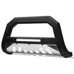 Matte Black Avt Style Aluminum Led Light Bull Bar Brush Push Front Bumper Gri.... Fixed Price $319.99.