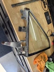 1966 Ford Galaxie Convertible Right Rear Quarter Window. Fixed Price $150.00.