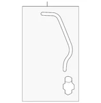 Genuine Audi Drain Hose 8R0-877-203-C. Fixed Price $41.99.