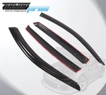 Dark Smoke Rain Visor Deflector 4PCS Out-channel For Bmw X4 2015-2016. Fixed Price $34.54.