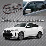 In-channel Side Window Visors Rain Sun Shade Guards Deflectors Fit Bmw X6 20-25. Fixed Price $55.99.