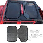 Roof Sunshade Mesh Top Cover Split Anti-uv For Jeep Wrangler Jku 07-18. Fixed Price $43.99.