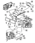 Genuine Mopar Folding Top Side Bow Knuckle 68003643AA. Fixed Price $43.70.