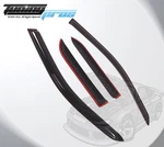 Dark Smoke Rain Visor Deflector 4PCS Out-channel For Pontiac Aztek 2001-2007. Fixed Price $30.47.
