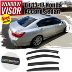 For 13-17 Honda Accord Sedan Window Visors Smoke Guard 4PC W/ Rainbow Mugen. Fixed Price $41.39.