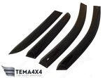 Tape-on Windows Visors Deflector Sun Rain Guardr For Toyota Yaris Vitz 2005-2011. Fixed Price $109.00.