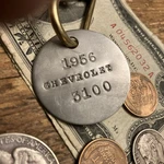 1956 Chevrolet 3100 Key Fob Solid Aluminum Stepside Fleetside Chevy. Fixed Price $14.95.