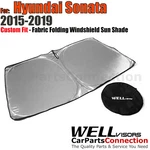 Wellvisors Custom Fit Folding Windshield Sun Shade For Hyundai Sonata 2015-2019. Fixed Price $24.99.