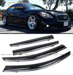 Vip Clip-on Type Window Visor W/ Chrome Trim For 11-15 Infiniti M35H M37 Q70 M56. Fixed Price $61.99.