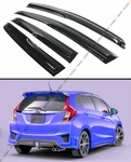 For 15-20 3RD Gen Honda Fit Jazz Gk Jdm Wavy Smoked Window Visor Vent Sun Shade. Fixed Price $27.95.