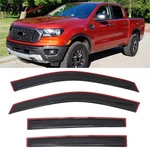 Fits 19-23 Ford Ranger T8 Crew Cab Window Visors Channel Rain Guard Deflector. Fixed Price $39.99.