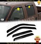 Smoked Window Visors Deflectors 99-16 Ford Super Duty F250HD Crew 4DR Cab. Fixed Price $31.99.