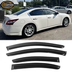 Fits 09-15 Nissan Maxima Window Visors Rain Sun Guard Vent 4PC Set. Fixed Price $28.80.