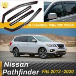 For Nissan Pathfinder 2013-20 In-channel Window Visors Rain Vent Side Deflectors. Fixed Price $46.89.