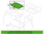 Honda 70600-TBA-A01ZD Gray Sunshade 17-20 Cr-v New Genuine. Fixed Price $119.97.