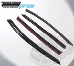Dark Smoke Rain Deflector 4PC Out-channel Mercedes-benz R350 R500 R63 2006-2010. Fixed Price $36.22.