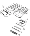 Genuine Mopar Roof Front Header 5076970AD. Fixed Price $133.75.