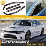 Fits Dodge Charger 2011-2023 In-channel Vent Window Visors Rain Guard Deflectors. Fixed Price $45.99.