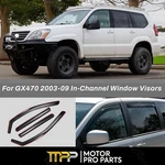 For 2003-2009 Lexus GX470 In-channel Window Visor Rain Sun Guard Deflectors. Fixed Price $59.69.