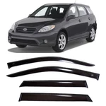 Tape-on Window Visors Rain Guards Fit Toyota Matrix E130 2001-07 Deflectors. Fixed Price $139.00.
