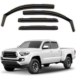 Sun Rain Visors Wind Guards For 2016-2023 Toyota Tacoma Double Cab. Fixed Price $59.99.