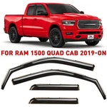Rain Guards Vent Visors Shade For 2019-2026 Dodge Ram 1500 Quad Cab. Fixed Price $62.99.