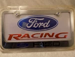 Nos Vintage Ford Racing F-150 Motorsport Chrome Auto License Plate Frame. Fixed Price $75.00.