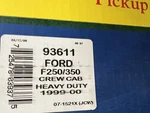 Avs Sunflector Rear Window Deflector 93611 - Pickup Truck. Fixed Price $79.99.