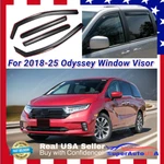 Window Visor In-channel Vent Rain Guard Deflector For Honda Odyssey 2018-25. Fixed Price $49.98.
