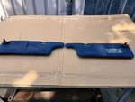87 Toyota MR2 AW11 Blue Sun Visors Blemishes. Fixed Price $64.99.
