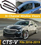 Fits Cadillac Cts-v 2016-2019 In-channel Vent Window Visor Rain Sun Guard Shade. Fixed Price $59.99.