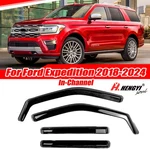 In-channel Ford Expedition 2018-2024 Rain Guard Vent Deflectors Window Visor. Fixed Price $49.39.