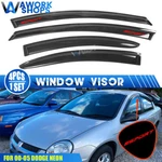 Fits 00-05 Dodge Neon Window Visors Vent Rain Guard Shade W/ Red Sport. Fixed Price $42.49.