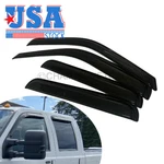 Outside Mount Window Visors Sun Shade Rain Guards Ford F250 Crew Cab 1999-16. Fixed Price $26.46.