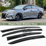 Fits 2020+ Nissan Sentra 3D Wavy Jdm Mugen Style Window Visor Rain Guard Vent. Fixed Price $28.99.
