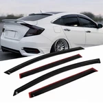 Window Visor Rain Guard 4PCS For MAZDA3 Hatchback 2004-2009 Tape-on Smoke. Fixed Price $25.16.
