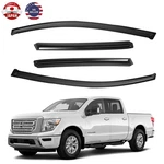 4X For Nissan Titan Crew Cab 2016-2024 In-channel Window Visors Rain Guards. Fixed Price $26.99.