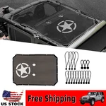 Star Black Mesh Top Uv Cover For Jeep Wrangler Jk 2007+ 4DR. Fixed Price $64.37.