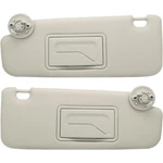 Pair Left & Right Sun Visor Set Gray For Chevrolet Sonic 2012-2020 With Mirror. Fixed Price $33.99.