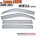 Wellvisors Window 2008-2021 Lexus LX570 Rain Guards Sun Deflectors. Fixed Price $81.99.