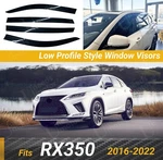 Fits 2016-22 Lexus RX350 Window Visor Vent Sun Guards Deflectors Weather Shields. Fixed Price $48.98.