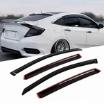 Window Visor Rain Guard 4PCS For Toyota Highlander 2008-2013 Tape-on Dark Smoke. Fixed Price $27.89.