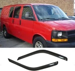 Side Window Visors 96-20 Express/savana/kodiak/topkick, Dark Smoke Tint. Fixed Price $49.22.