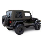 Jeep Wrangler Tj Top, 03-06, Tinted Windows, Upper Doors, Khaki Diamond. Fixed Price $263.12.