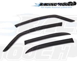 Dark Smoke Outside Mount Visor Rain Guard 4PC For Suzuki SX4 Crossover 2008-2010. Fixed Price $39.31.
