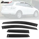 Fits 08-12 Mazda CX-7 CX7 Tape-on Window Visors Sun Rain Guards Deflectors 4PCS. Fixed Price $26.99.