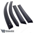 Tape-on Windows Visors Deflector Sun Rain Guard For Audi A6 Avant Wagon 2012-18. Fixed Price $109.00.