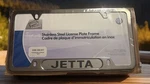 Volkswagen License Plate Frame Jetta Polished ZVW-355-011 Oem Metal Chrome. Fixed Price $38.90.